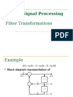 Digital Signal Processing, Lecture 7,Filter Transformations, Fall 2009