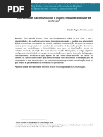 Artigo - Interatividade Na Comunicação - o Usuário Enquanto Produtor de Conteúdo