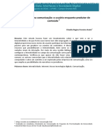 Artigo - Interatividade Na Comunicação - o Usuário Enquanto Produtor de Conteúdo