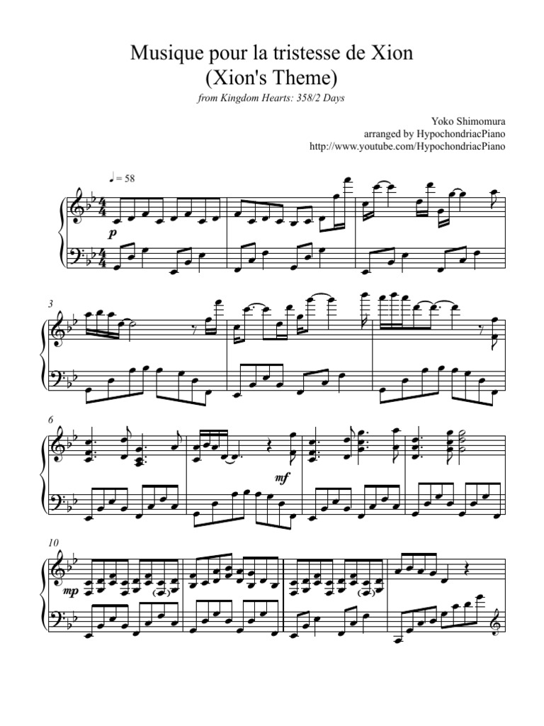 Kingdom Hearts 358 2 Days Xion Theme