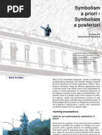 Symbolism a Priori - Symbolism a Posteri