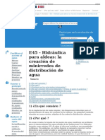 E45 - Hidráulica Para Aldeas- La Creación de Minirredes de d