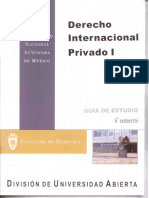 Derecho Internacional Privado 1 6 Semestre