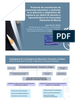 Protocolo de Coordinacion Educación_Sanidad para la detección y diagnóstico del TDAH (II)_Murcia