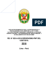 Guía de Procedimiento PNP Ley30364