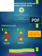 Manajemen Pasien Dengan Kelainan Asam Basa