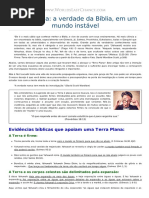 A verdade da Biblia sobre a terra plana