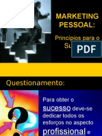 Marketing Pessoal Principio Spar A o Sucess o