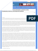 El Banco Mundial y La Reforma Del Estado en América Latina