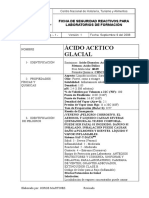 Ejemplo Ficha Seguridad F - S ACIDO ACETICO