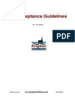 Drilling-Rig Acceptance Guidelines