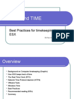 Vmware and Time: Best Practices For Timekeeping in Esx