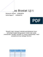 Tugas Biostat ( M. Wandani & Sidik )