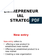 Entrepreneurial Strategy