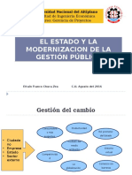 Gestión pública y modernización del Estado