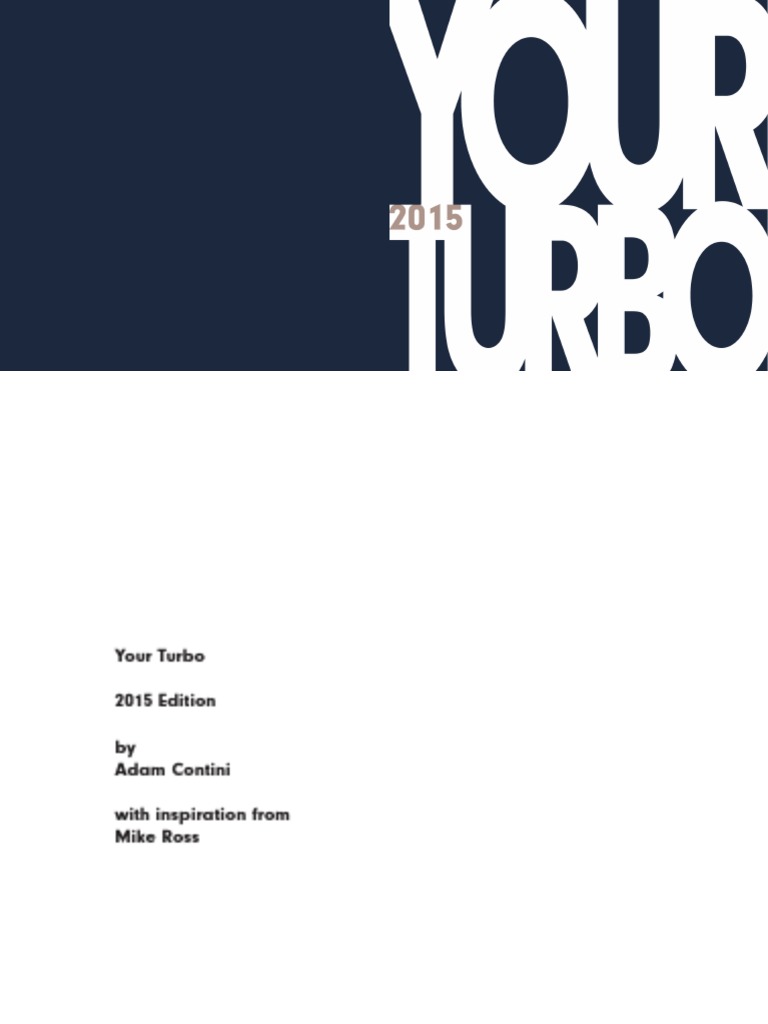 Your Turbo Book For PDF FINAL | PDF | Games & Activities | Home & Garden