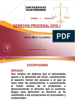 Derecho Procesal Civil 1 Semana 8