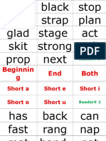 Decodeable Reader Word Sorts 1-15