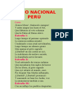 Himno Nacional Del Perú
