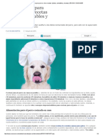 Cocina Casera para Perros - Cinco Recetas Rápidas, Saludables y Baratas - EROSKI CONSUMER