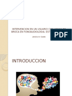 Intervencion en Un Usuario Con Afasia de Broca