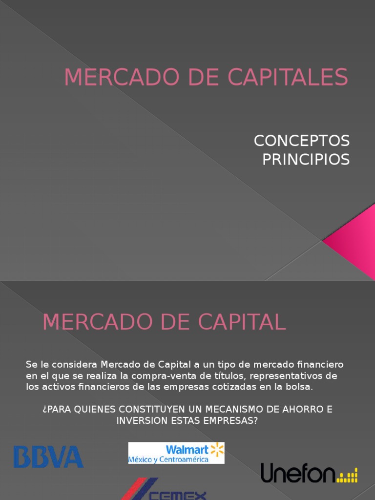 Mercado de Capitales | PDF | Compartir (Finanzas) | Bolsa