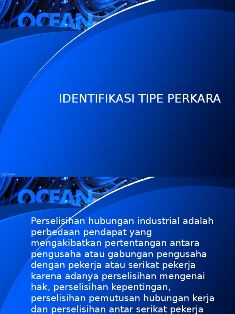Identifikasi Tipe Perkara