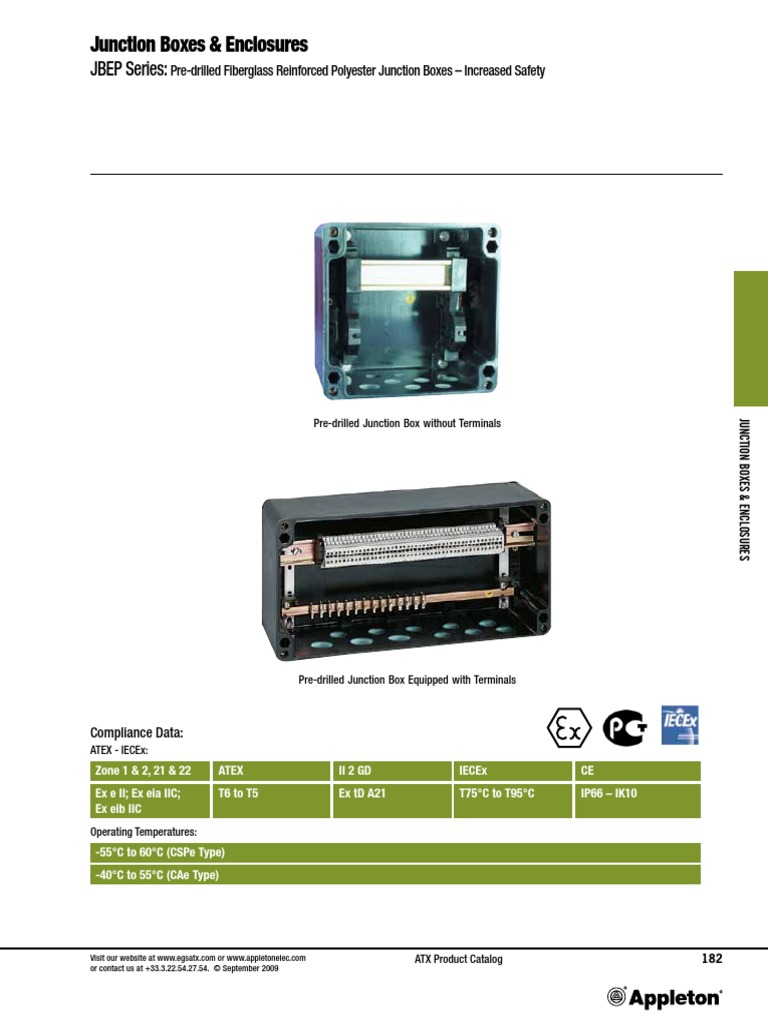 Junction Boxes & Enclosures: JBEP Series | PDF | Building Materials ...