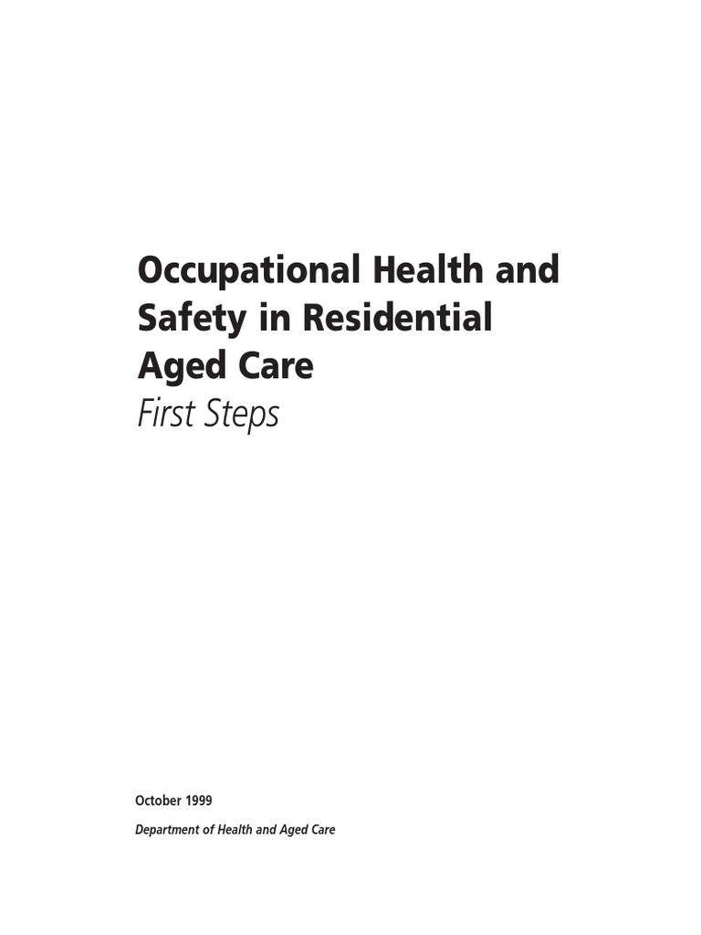 Risk Management - Aged Care | PDF | Occupational Safety And Health ...