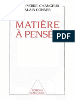 Jean-Pierre Changeux, Alain Connes-Matière à Pensée-Odile Jacob (1989)