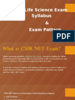 CSIR NET Life Science Exam: Syllabus & Exam Pattern