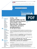 E49a – El Aguapotable en Los Barrios Periurbanos Precarios y