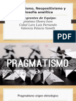 Pragmatismo, Neopositivismo y Filosofia Analitica