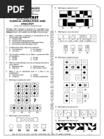 Mock Test: Clerical Operations and Analogy