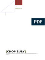 Chop Suey: Reading For Comprehension III Febi Suwandani