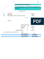 Presupuesto Generales Por Especialidades