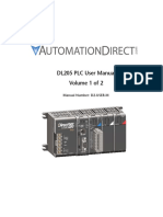 DL205 PLC User Manual Volume 1 of 2