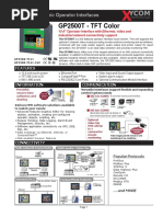 GP2500T - TFT Color: Pro-Face Graphic Operator Interfaces