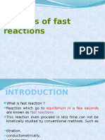 Kinetics of Fast Reactions Final | PDF