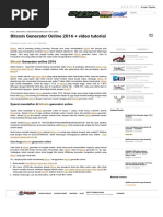 Download BitcoinGeneratorOnline2016videotutorialCaraminingbitcoindenganandroidbyHenryWalkerSN327987255 doc pdf