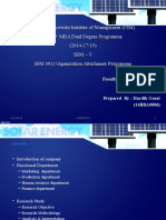 Organization Attachment at Sun Free Heat Industries