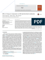 Effect of Charge Air Temperature On E85 Dual-Fuel Diesel Combustion