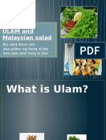 ULAM and Malaysian Salad