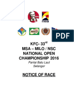 Nor - Kfc-Msa-Milo-Nsc National Open Champioship 2016 - Updated 28-9-16