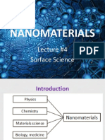 Nanomaterials: Lecture #4 Surface Science