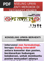 KONSELING UPAYA BERHENTI MEROKOK DI FASYANKES PRIMER.pptx