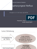 Laryngopharyngeal Reflux