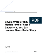 Development of HEC-FIA Models For The Phase I Sacramento and San Joaquin Rivers Basin Study