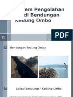 Sistem Pengolahan Air Di Bendungan Kedung Ombo