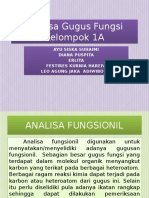 Analisa Gugus Fungsi